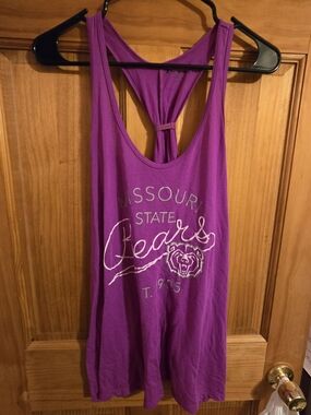 Champion Purple Racerback Tank Top
